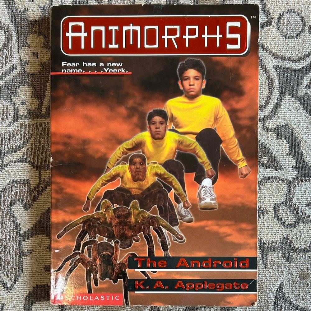 4/$20 Animorphs Vintage Softcover Book - The Android - by K. A. Applegate.
